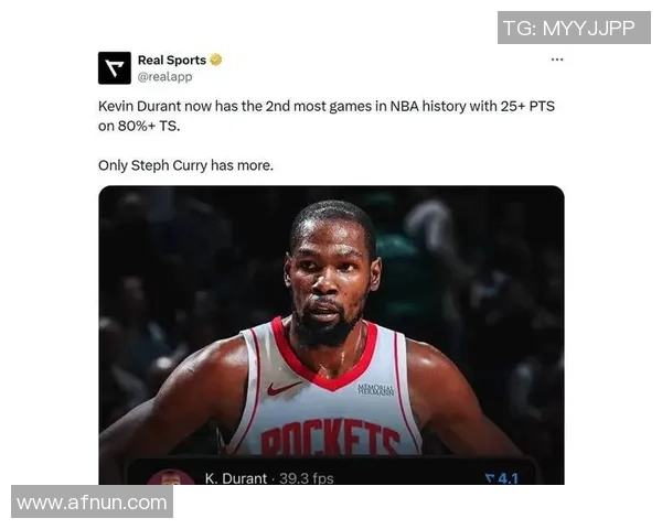 火箭豪取四连胜!杜兰特35分取胜一投申京30分绝平 近10战9胜太猛